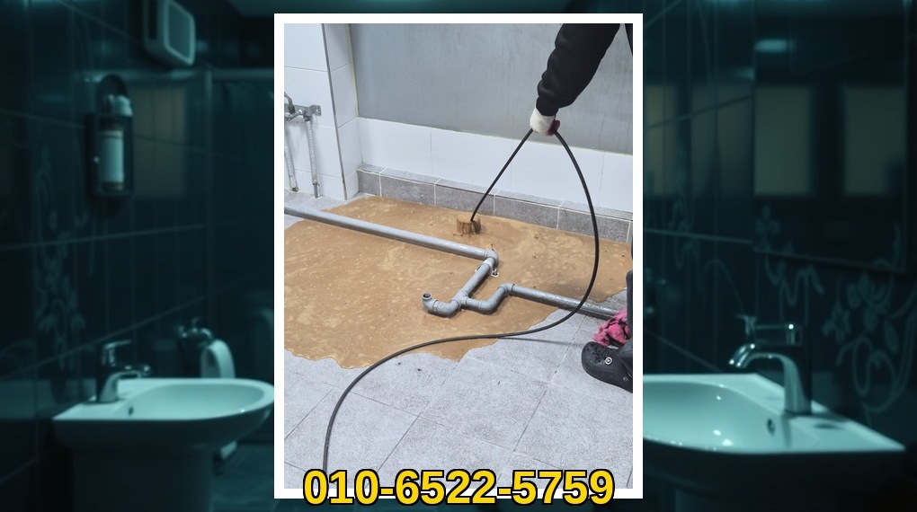 원미 상3동 배관막힘 전문업체 실제 작업 사진 3