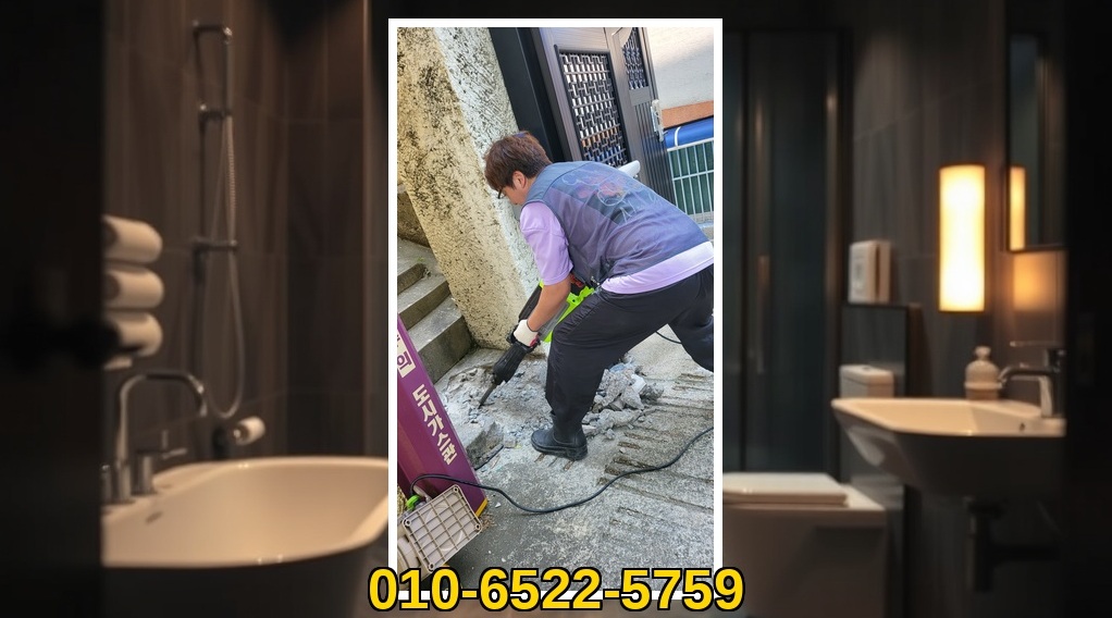 용산 한남동 배관막힘 전문업체 실제 작업 사진 6