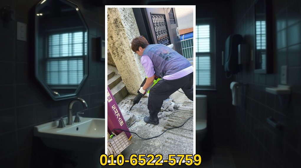 김포 사우동 배관막힘 전문업체 실제 작업 사진 1