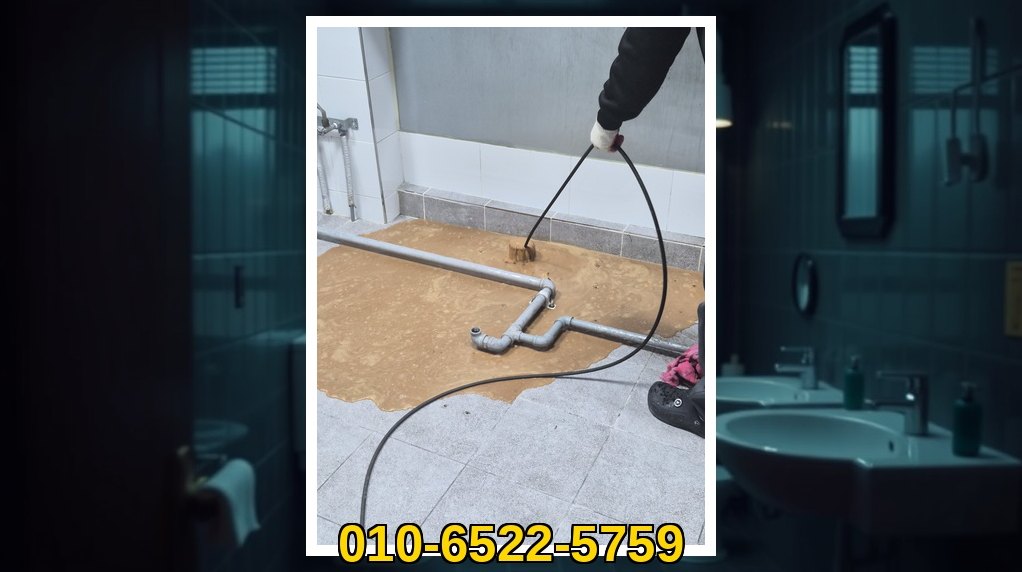 분당 금곡동 배관막힘 전문업체 실제 작업 사진 7