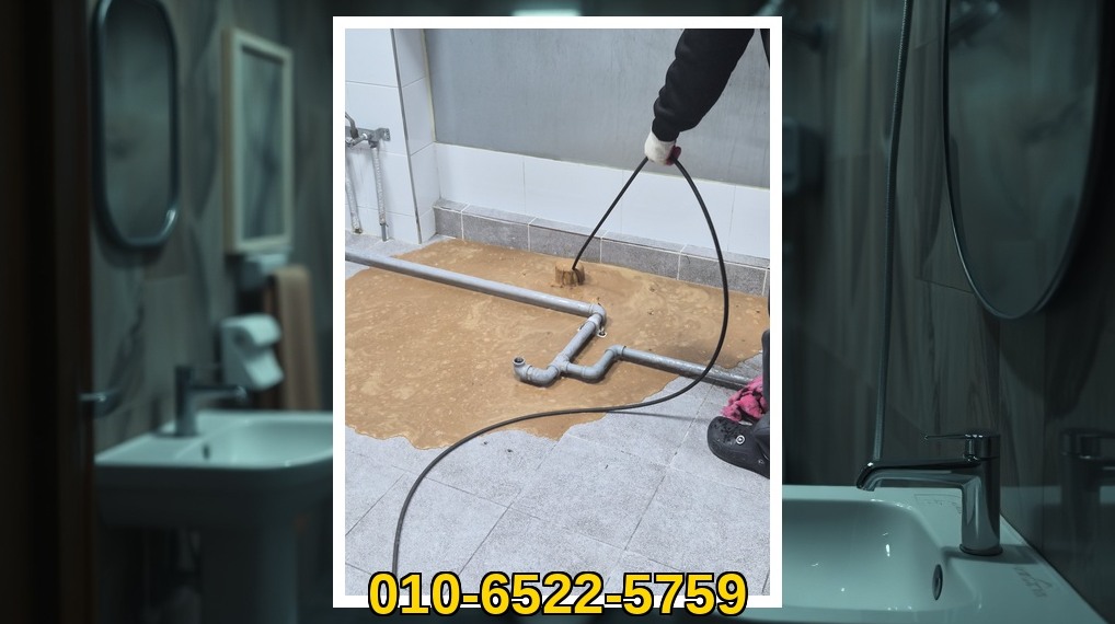 강북 수유3동 배관막힘 전문업체 실제 작업 사진 1