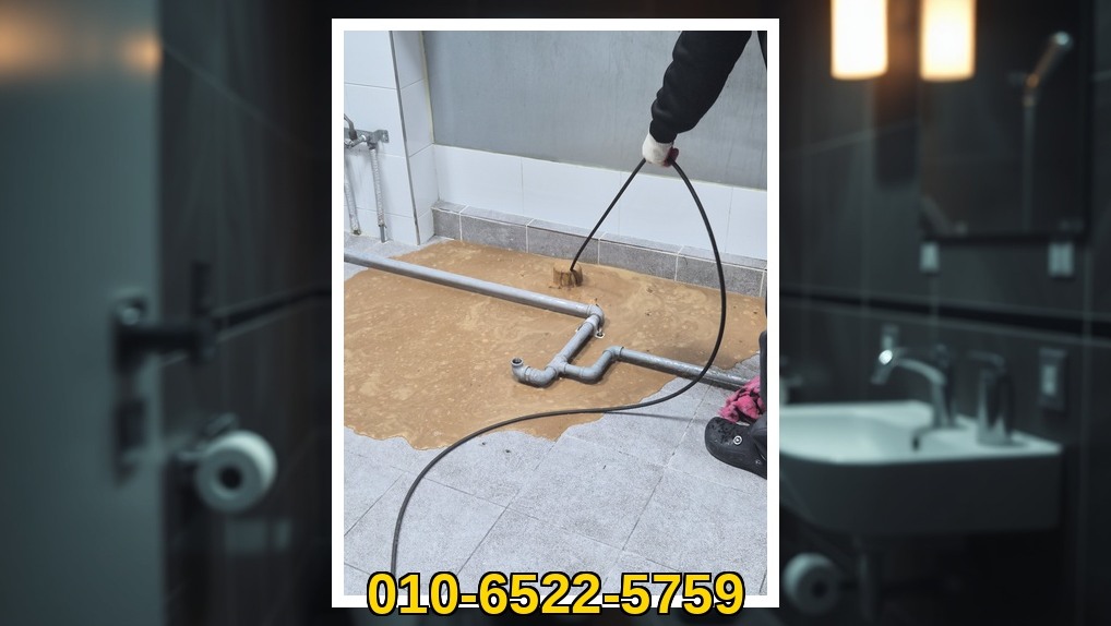 오산 신장1동 배관막힘 전문업체 실제 작업 사진 5