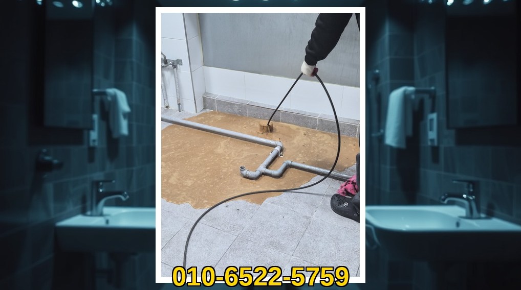 오정 오정동 배관막힘 전문업체 실제 작업 사진 1