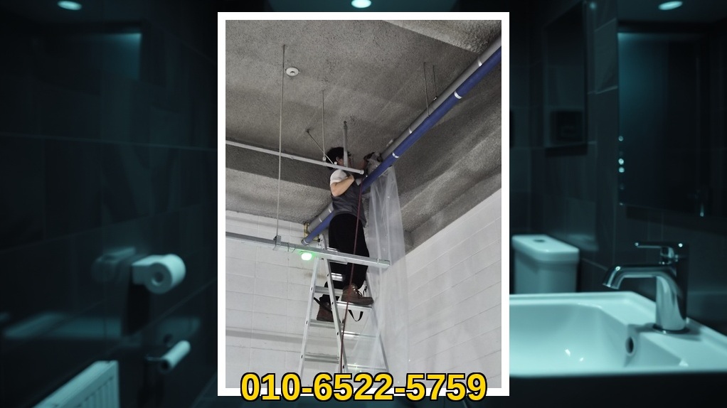 광명 철산1동 배관막힘 전문업체 실제 작업 사진 2